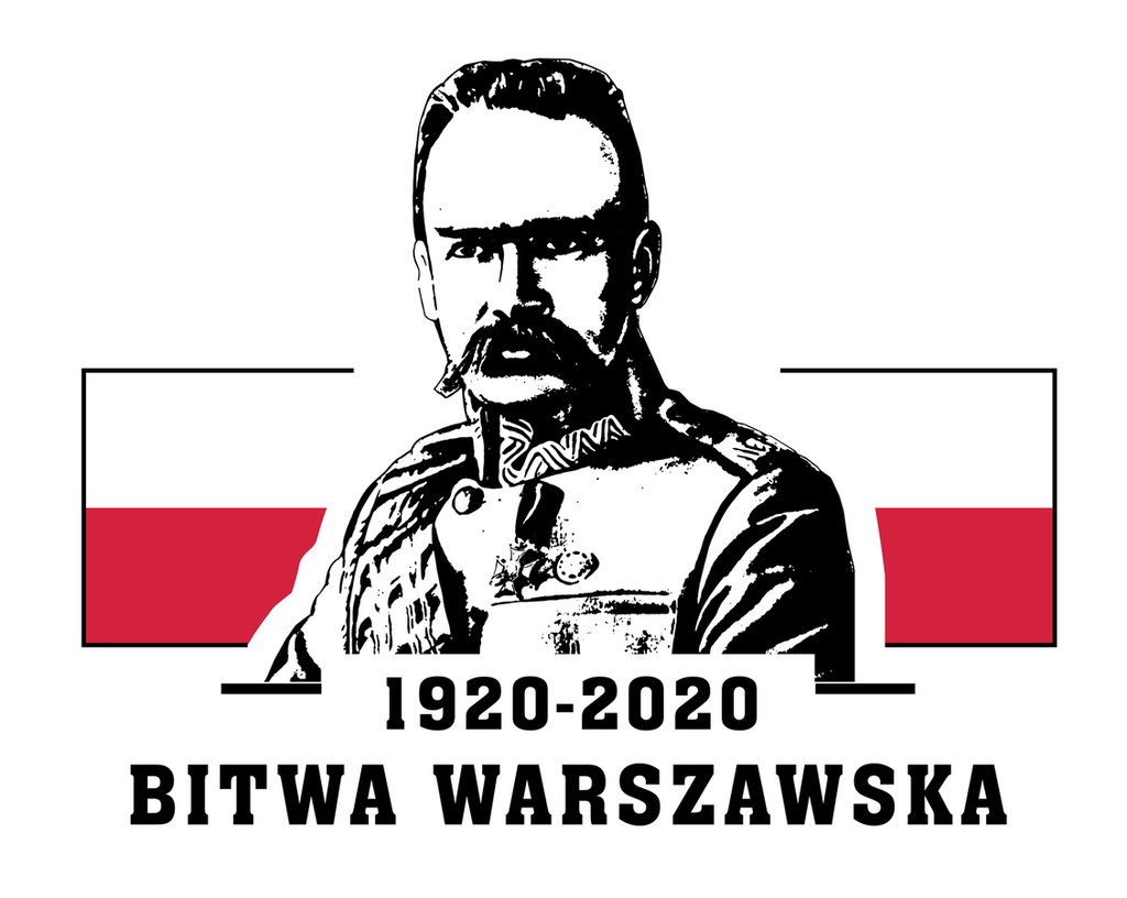 Plakat z Piłsudskim Bitwa Warszawska
